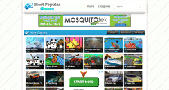 Desktop Screenshot of mostpopulargames.net